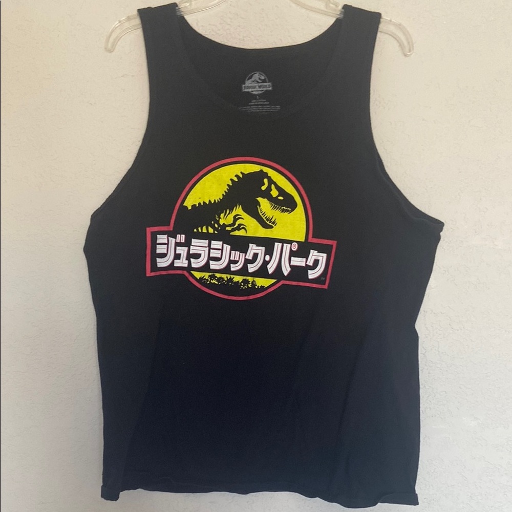 Jurassic world muscle tanktop